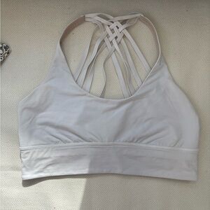 Lululemon Athletica Strappy Cream Sports Bra
